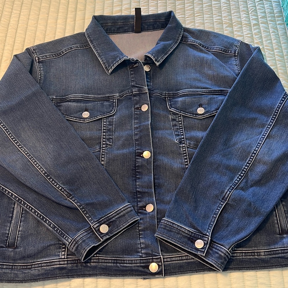 Athleta Detour Denim Jacket 3XL